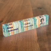 Holistic Wellness Consultant Naturopaths Spirituel Namensplakette (Seite)