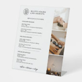 Holistic Wellness Services Menu Logo Photo Sockelschild (Vorderseite)