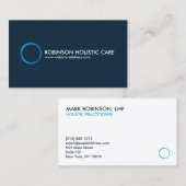 Holistisch, Natureath, Heiler, Gesundheit, Zen-Log Visitenkarte (Vorne/Hinten)