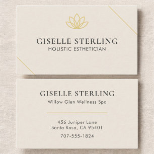 Holistische Esthetikerin Visitenkarte