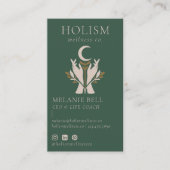 Holistische Gesundheit & Wellness-Heilung Hände Ce Visitenkarte (Vorderseite)