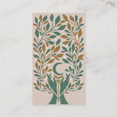 Holistische Gesundheit & Wellness-Heilung Hände Ce Visitenkarte (Rückseite)