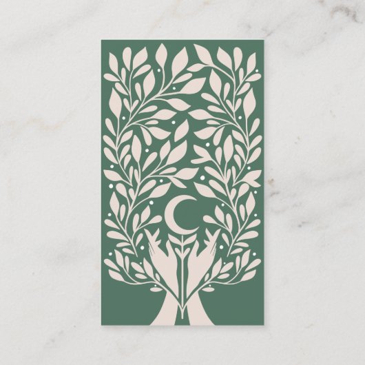 Holistische Gesundheit & Wellness-Heilung Hände Ce Visitenkarte (Rückseite)