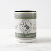 Holistische Hunde- oder Katzenzucht-Tasse Zweifarbige Tasse (Mittel)