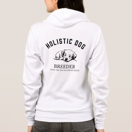 Holistische Hundezüchterhose - Frauen Hoodie (Rückseite)