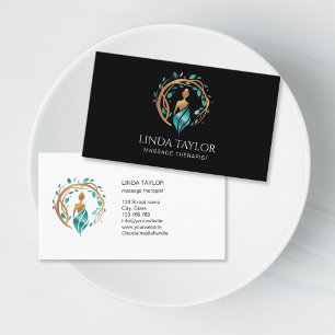 Holistische Massage-Therapie-Heilerin Energie-Lotu Visitenkarte