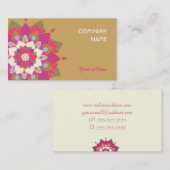 Holistische und Angesagte Visitenkarte (Vorne/Hinten)