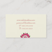 Holistische und Angesagte Visitenkarte (Rückseite)