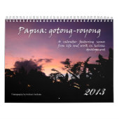 Holistischer Entwicklungs-Kalender 2013 Papuas Kalender (Titelbild)