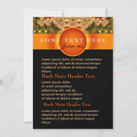 Holistischer geistiger einladung (Rückseite)