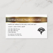 Holistischer Gesundheitsberater Visitenkarte (Vorderseite)