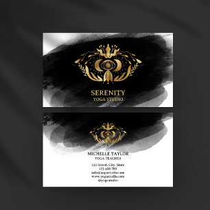 Holistischer Himmelsmond Drittes Auge Yoga Busines Visitenkarte