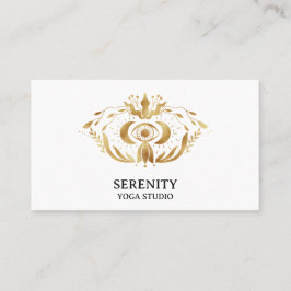 Holistischer Himmelsmond Drittes Auge Yoga Busines Visitenkarte