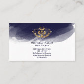 Holistischer Himmelsmond Visitenkarte (Rückseite)