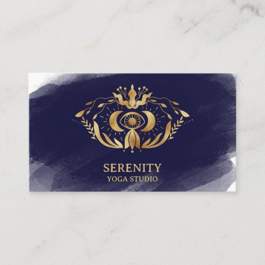 Holistischer Himmelsmond Visitenkarte (Vorderseite)