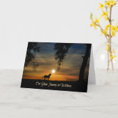 Holistischer Typ bekommt gut Karten mit Pferd (Gelbe Blume)