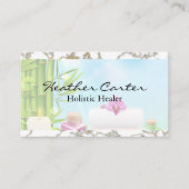 Holistischer Wellness-Center Salon Visitenkarte (Vorderseite)