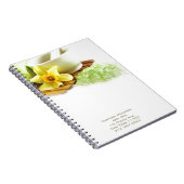 Holistisches gewundenes Wellness-Center-Notizbuch Notizblock (Rechte Seite)