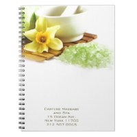 Holistisches gewundenes Wellness-Center-Notizbuch