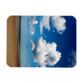 Holkham Beach Norfolk England Poster Classic Round Magnet (Horizontal)