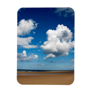 Holkham Beach Norfolk England Poster Classic Round Magnet