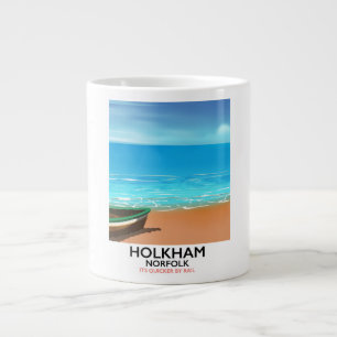 Holkham Norfolk Beach Reiseplakat Jumbo-Tasse