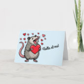 Holla At Me Valentine Feiertagskarte (Vorderseite)