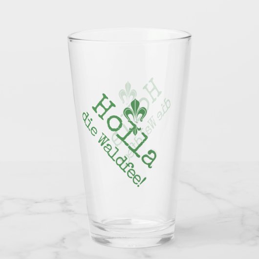 Holla, die Waldfee! Fleur de lis Glas (Rückseite)