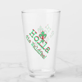Holla, die Waldfee! Fleur de lis Glas