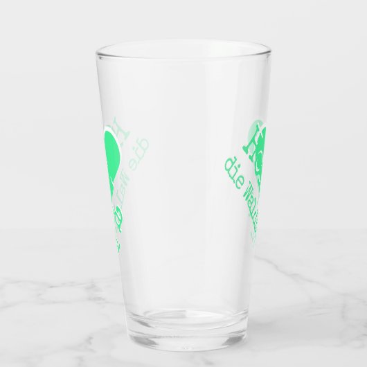 Holla, die Waldfee! German expression Glas (Rechts)