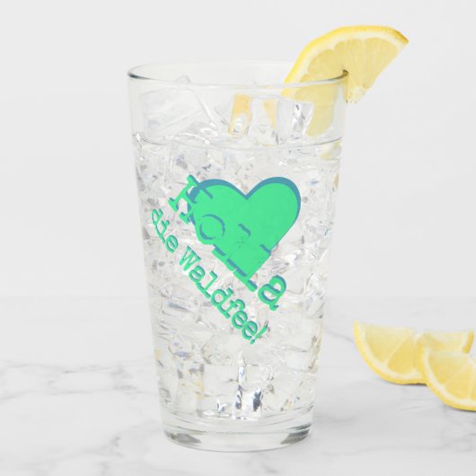 Holla, die Waldfee! Spruch Glas (Rückseite Ice)