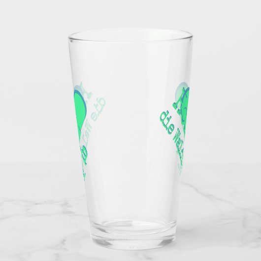 Holla, die Waldfee! Spruch Glas (Links)