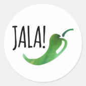 Holla Jalapeno Stickers (Vorderseite)