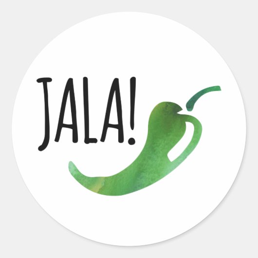Holla Jalapeno Stickers (Vorderseite)
