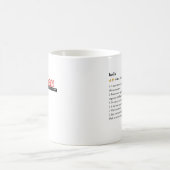 Holla - städtische Wörterbuch-Tasse Kaffeetasse (Mittel)
