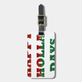 Holla-Tage Gepäckanhänger (Vorderseite vertikal)