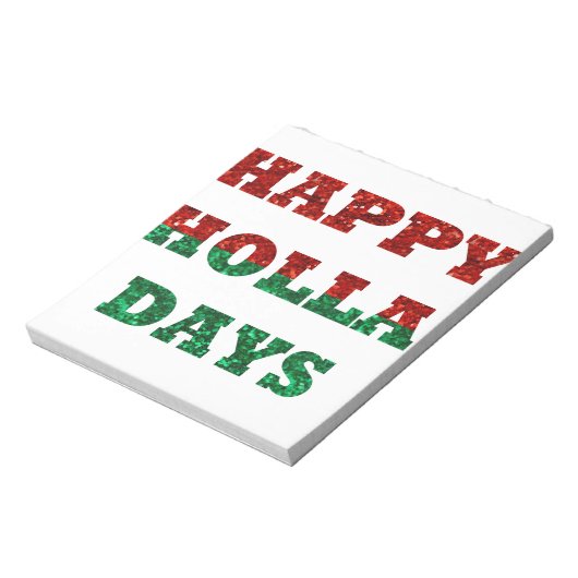 Holla-Tage Notizblock (Rotiert)