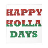 Holla-Tage Notizblock (Vorderseite)