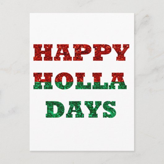 Holla-Tage Postkarte (Vorderseite)