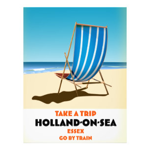 Holland am Meer Essex im Stil eines Vintage-Reisep Fotodruck