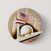 Holland America Line New York Button (Vorderseite)