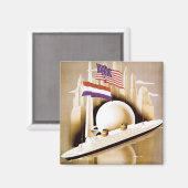 Holland America Line New York Magnet (Vorderseite/Rückseite)