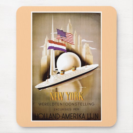 Holland America Line New York Mousepad (Vorne)