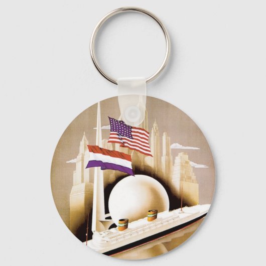 Holland America Line New York Schlüsselanhänger (Vorderseite)