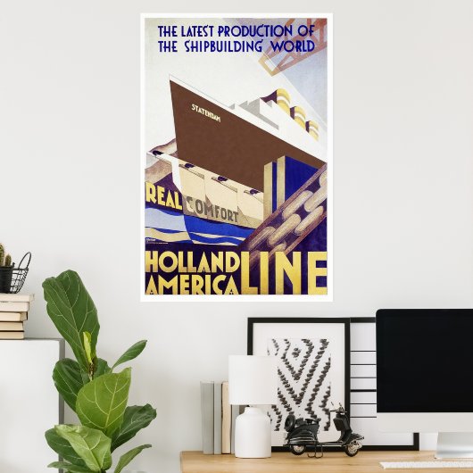 Holland America Line Poster (Heimbüro)