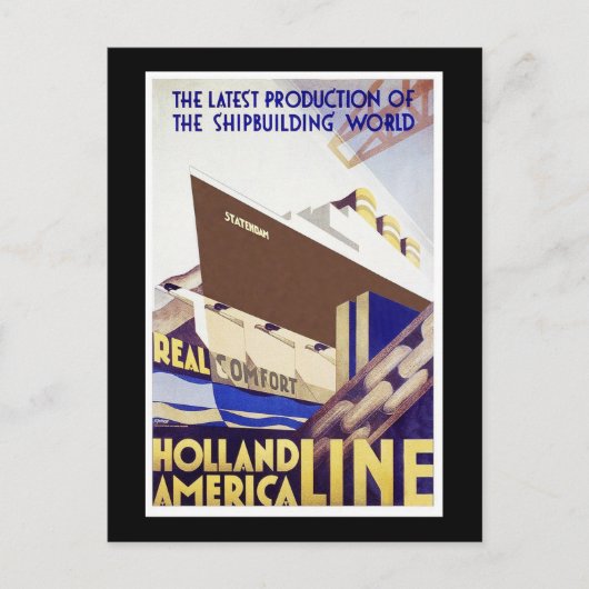 Holland America Line Postkarte (Vorderseite)