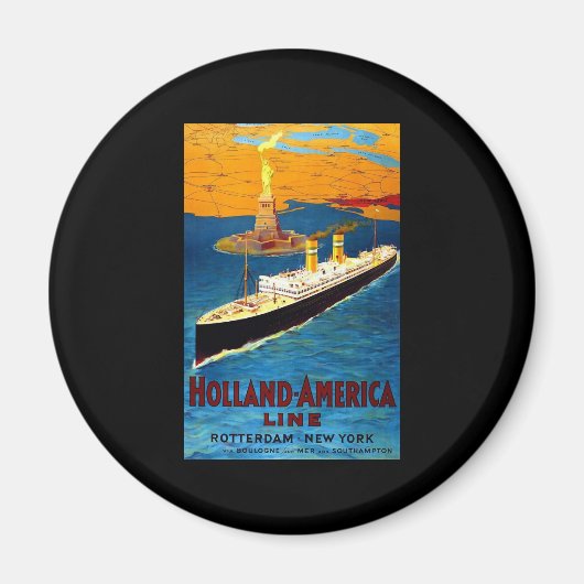 Holland America Line Rotterdam New York Magnet (Vorne)