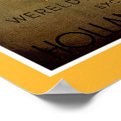 Holland America Line Vintag Ship Advertisement PO Poster (Ecke)