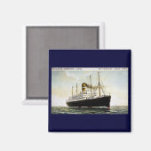 Holland-Amerika-Linie - Rotterdam - New York Magnet (Vorderseite/Rückseite)
