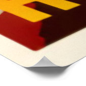 Holland Canal | Vintage Travel Poster (Ecke)